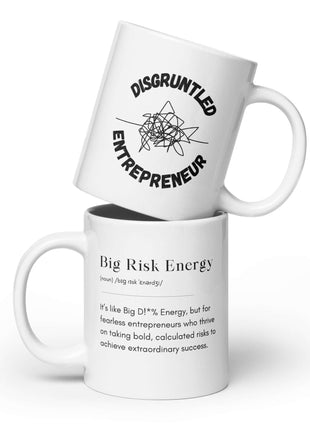 Definition of Big Risk Energy Coffee Mug